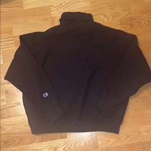 Black Champion Turtle Neck Sweatshirt